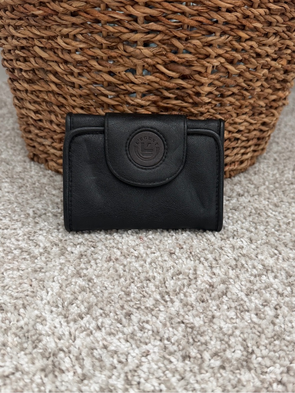 Vintage 1990’s L’egent black leather wallet
